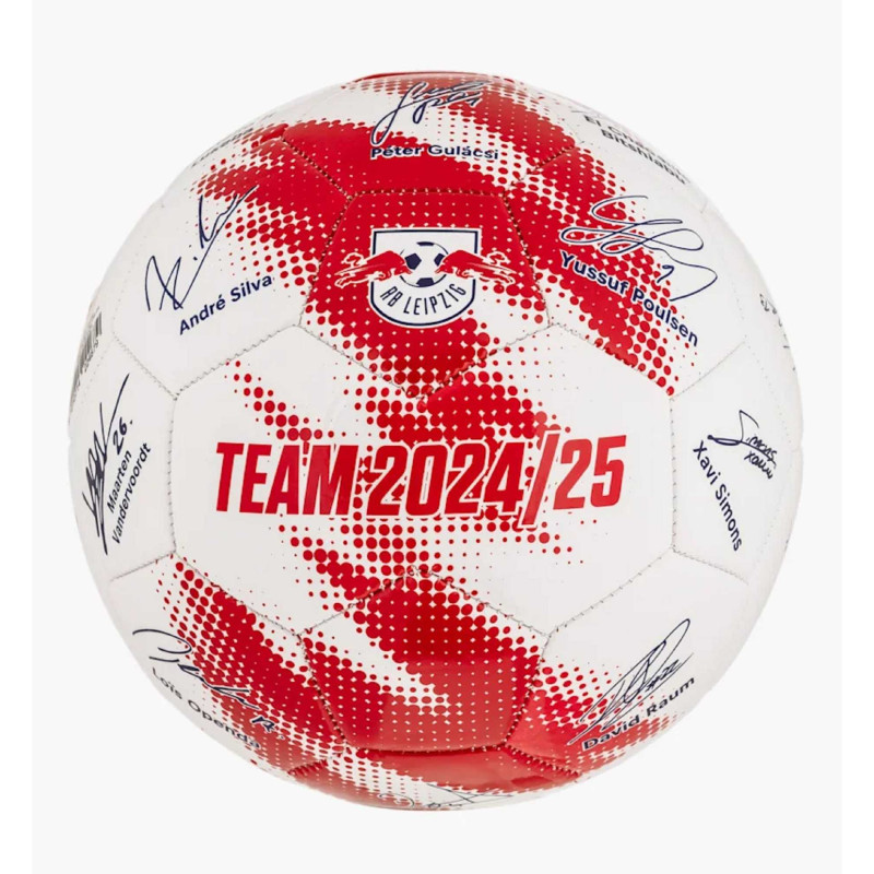RB Leipzig Unterschriften Fussball 2024/25 Signature Ball Gr. 5 RBL