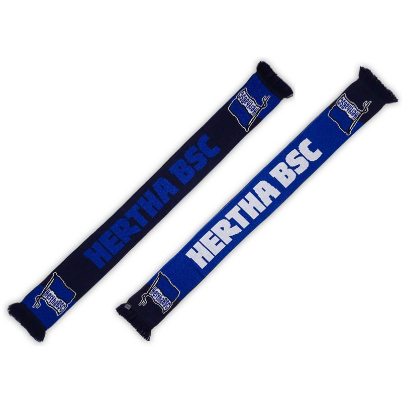 Hertha BSC Berlin Schal - Glitzer - Lurex Fanschal HBSCB