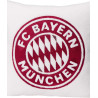 FC Bayern München Kissen - Logo - weiß | Sherpa | 45 x 45 cm | Dekokissen FCB