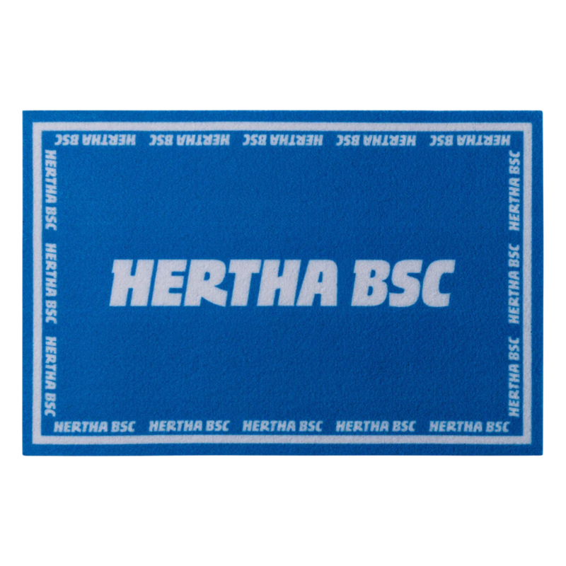 Hertha BSC Berlin Fußmatte - Hertha BSC - blau Matte Fußabtreter Türmatte HBSCB