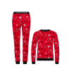 FC Bayern München Kinder Schlafanzug Rot Allover Pyjama langarm FCB - Gr. 116