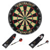 Eintracht Frankfurt Dartscheibe ⌀ 45 cm im Set mit 2 x 3 Pfeilen und Flights | Dart-Set SGE