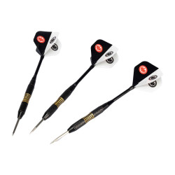 Eintracht Frankfurt Dartscheibe ⌀ 45 cm im Set mit 2 x 3 Pfeilen und Flights | Dart-Set SGE