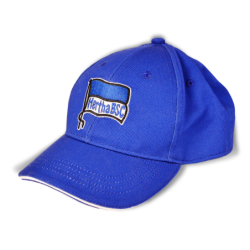 Hertha BSC Berlin Kinder Kappe - Fahne Pur Basic - blau Cap Basecap Schildmütze HBSCB