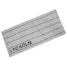 1. FC Köln Duschtuch - Nadelstreifen - grau Badetuch 70 x 140 cm Handtuch