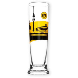 Borussia Dortmund Pilsglas Skyline Bierglas | Pilsstange | Glas BVB 09
