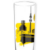 Borussia Dortmund Pilsglas Skyline Bierglas | Pilsstange | Glas BVB 09
