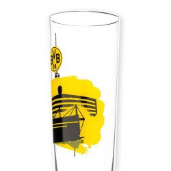 Borussia Dortmund Pilsglas Skyline Bierglas | Pilsstange | Glas BVB 09