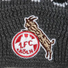 1. FC Köln Bommelmütze - Retro Reflective - anthrazit meliert Mütze mit Bommel | Strickmütze