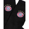 FC Bayern München Crew Socken 3er-Set Größe: 39-42 schwarz 5-Sterne-Sticklogo FCB