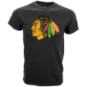 Levelwear NHL Chicago Blackhawks T-Shirt - Core Logo - schwarz Shirt - diverse Größen