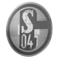 FC Schalke 04 Aufkleber Lentikular schwarz - Ein Leben lang -  2er Set S04 Autoaufkleber mit Wechselbild
