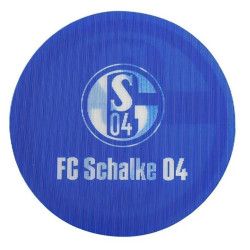 FC Schalke 04 Aufkleber Lentikular blau 8 cm - Classic - S04 Autoaufkleber mit Wechselbild