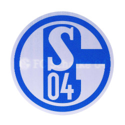 FC Schalke 04 Aufkleber Lentikular 1 - Logo & Schriftzug - blau S04 Autoaufkleber mit Wechselbild