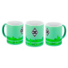 Borussia Mönchengladbach Tasse - Grün Metallic - Becher | Kaffeetasse BMG