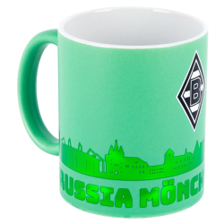 Borussia Mönchengladbach Tasse - Grün Metallic - Becher | Kaffeetasse BMG