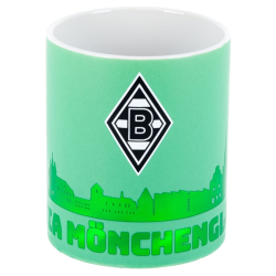 Borussia Mönchengladbach Tasse - Grün Metallic - Becher | Kaffeetasse BMG
