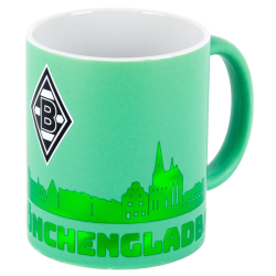 Borussia Mönchengladbach Tasse - Grün Metallic - Becher | Kaffeetasse BMG