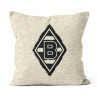 Borussia Mönchengladbach Kissen - Schaf -  45 x 45 cm weiß Sherpa Dekokissen BMG