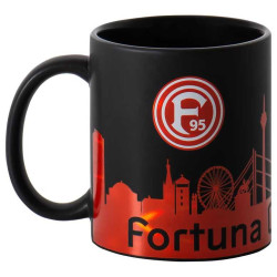 Fortuna Düsseldorf Tasse Metallic - Skyline - Kaffeetasse F95 Kaffeebecher