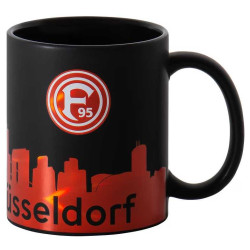 Fortuna Düsseldorf Tasse Metallic - Skyline - Kaffeetasse F95 Kaffeebecher