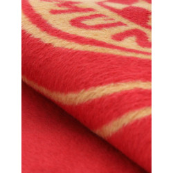 FC Bayern München Fleecedecke - Logo 125 Jahre - rot Kuscheldecke 150 x 200 cm Decke FCB