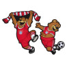 FC Bayern München Magnet 2er Set - Berni - Kühlschrankmagnet FCB