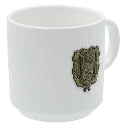 FC Bayern München Tasse Platine - 125 Jahre - weiß Kaffeetasse FCB