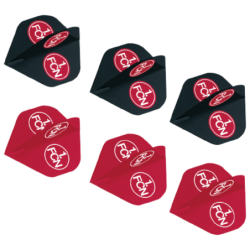 1. FC Nürnberg Dartpfeil-Flights - 6er Set - Dartflights FCN