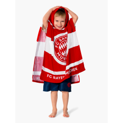 FC Bayern München Badeponcho Kinder | Handtuch mit Kapuze FCB