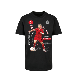 FC Bayern München Kinder T-Shirt - Joshua Kimmich - schwarz kids Shirt FCB - Größe 116 bis 164