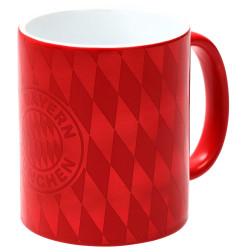 FC Bayern München Tasse - Metallic Rot - Kaffeetasse FCB