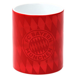 FC Bayern München Tasse - Metallic Rot - Kaffeetasse FCB