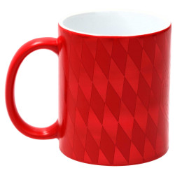 FC Bayern München Tasse - Metallic Rot - Kaffeetasse FCB