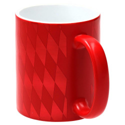 FC Bayern München Tasse - Metallic Rot - Kaffeetasse FCB