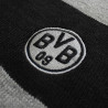 Borussia Dortmund Schal - Blockstreifen - schwarzgrau Strickschal Fanschal BVB 09