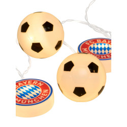 FC Bayern München Lichterkette - Logo und Ball - FCB