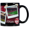 1. FC Kaiserslautern Tasse Magic - Schmuckstücke - Kaffeetasse schwarz Zaubertasse FCK