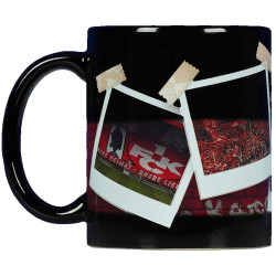 1. FC Kaiserslautern Tasse Magic - Schmuckstücke - Kaffeetasse schwarz Zaubertasse FCK