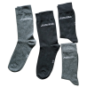 Borussia Dortmund Business Socken 4er Set schwarz|grau Strumpf BVB 09