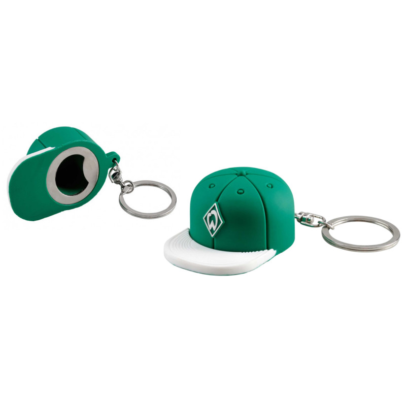 SV Werder Bremen Schlüsselanhänger - Cap mit Flaschenöffner - Anhänger Öffner SVW