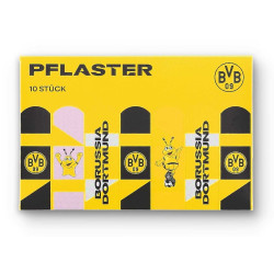 Borussia Dortmund Pflasterset - Emma - 10 Stück Kinderpflaster Pflasterbriefchen BVB 09