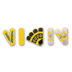Borussia Dortmund Pflasterset - Emma - 10 Stück Kinderpflaster Pflasterbriefchen BVB 09