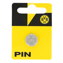 Borussia Dortmund Pin - Logo - silber matt Anstecker BVB 09