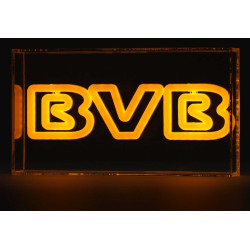 Borussia Dortmund LED Lichtbox mit BVB Schriftzug | Dekolicht BVB 09
