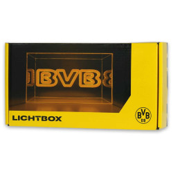 Borussia Dortmund LED Lichtbox mit BVB Schriftzug | Dekolicht BVB 09