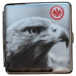 Eintracht Frankfurt V-Fire Zigarettenetui - Adler -  Metall Etui flach SGE