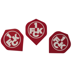 1. FC Kaiserslautern Dartpfeil-Flights 3er Set Dartflights FCK