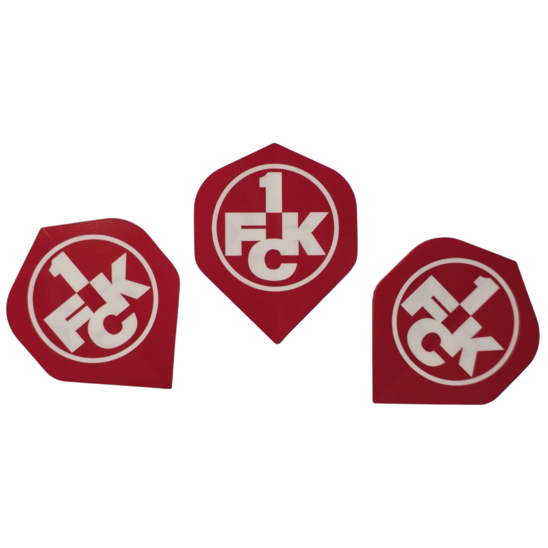 1. FC Kaiserslautern Dartpfeil-Flights 3er Set Dartflights FCK