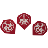 1. FC Kaiserslautern Dartpfeil-Flights 3er Set Dartflights FCK